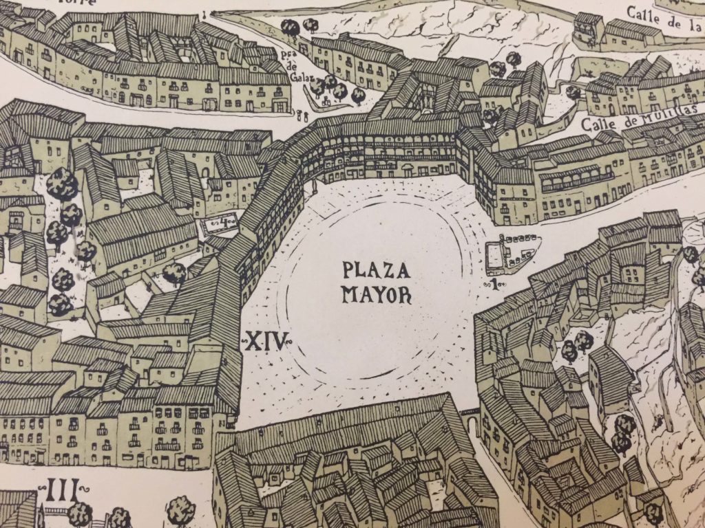 Plano de Chinchón de Carlos Alonso