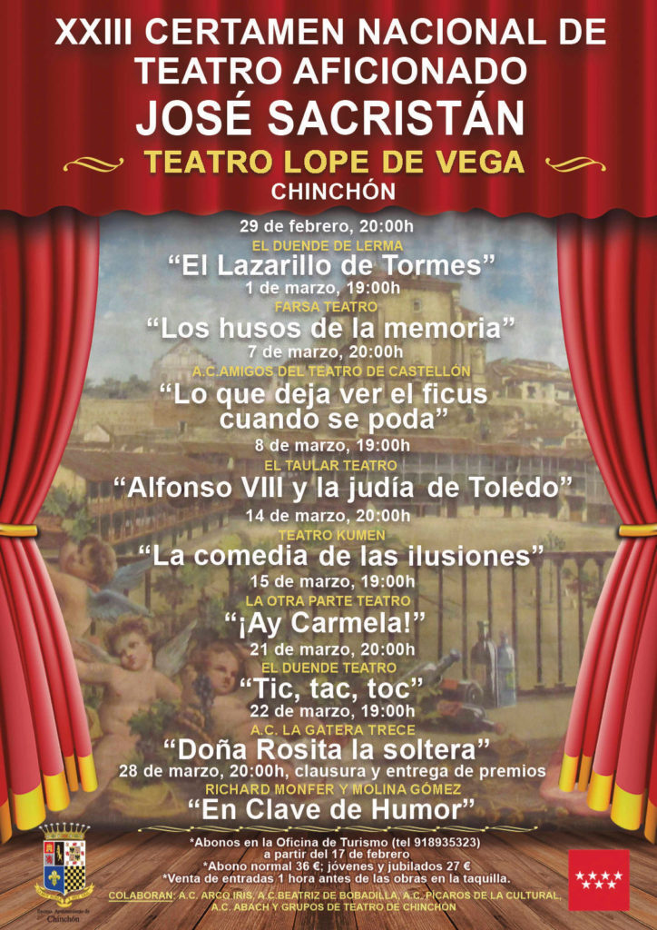 XXIII Certamen de Teatro Chinchón Jose Sacristan